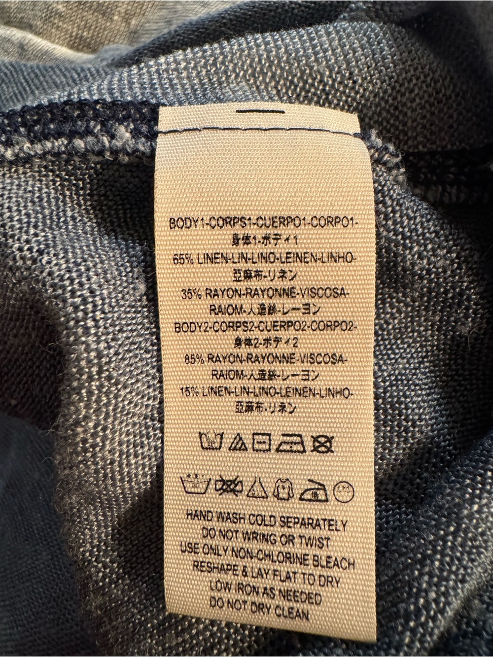 We The Free Oversized Washed Gray Scoop-Neck Long Sleeve Top - Picture 4 of 4